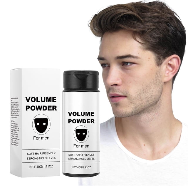 Texture Powder for Men, Hair Powder for Styling, All-Day Invisible Hold Hair Volumizer Powder - No Grease or Residue 1.41oz