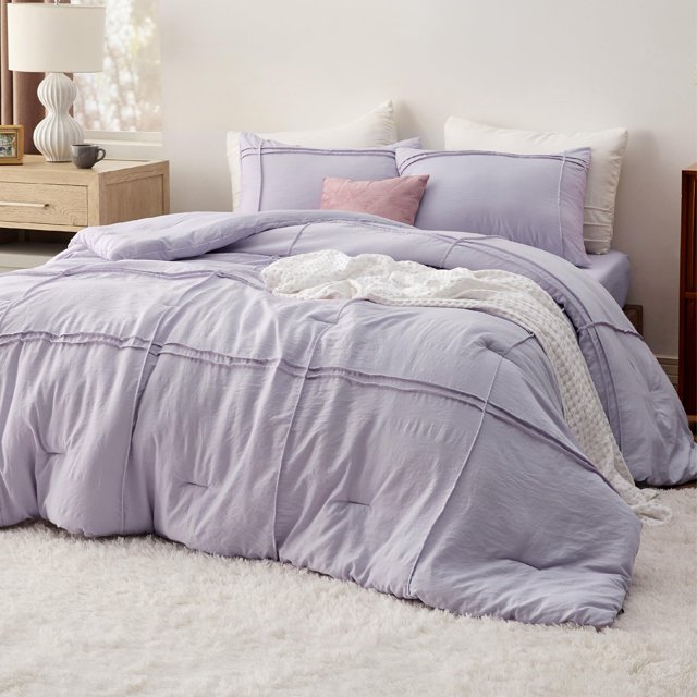 Set de Edredón Bedsure Twin con Sábana 3 Piezas Lila Púrpura