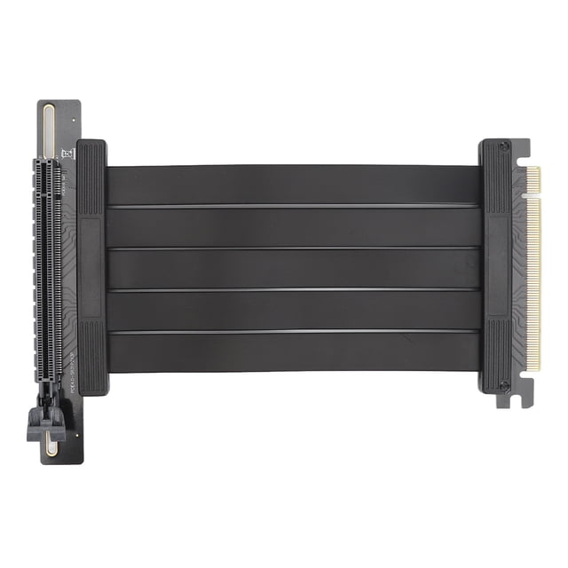 Extensor PCIE 4,0 X16, ángulo recto, 26 GB/s, 5,9 pulgadas, Cable de extensión GPU blindado chapado en oro para RTX3090 RTX3080ti RTX3080