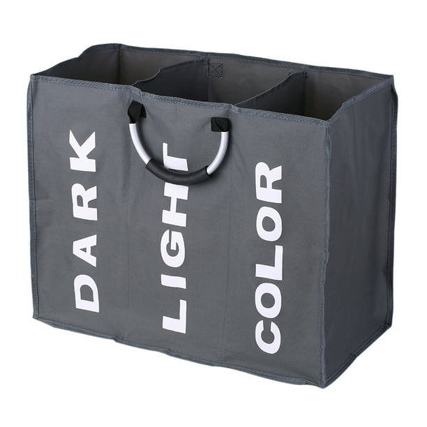 Bolso de la ropa sucia del paño de Oxford, bolso del almacenamiento de ropa/cesto de la ropa sucia Tomshoo Gris oscuro