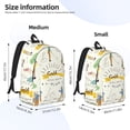 thumbnail image 2 of Fotbe Golf Icons And Golfer Mochila de Lona con Estampado, Mochila Duradera, Mochila Versátil de Alta Calidad, Mochila Compacta Vintage-Small, 2 of 5