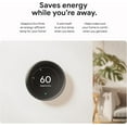 thumbnail image 4 of Nest Learning Thermostat (4th Gen, 2024) with 2 Temperature Sensors (2nd Gen) - Polished Obsidian, 4 of 4