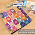 thumbnail image 4 of FORMRS 3 Ring Photo Album 4"x6" Self Adhesive Large Capacity PU Leather Cover, Colorful Jars, 4 of 7