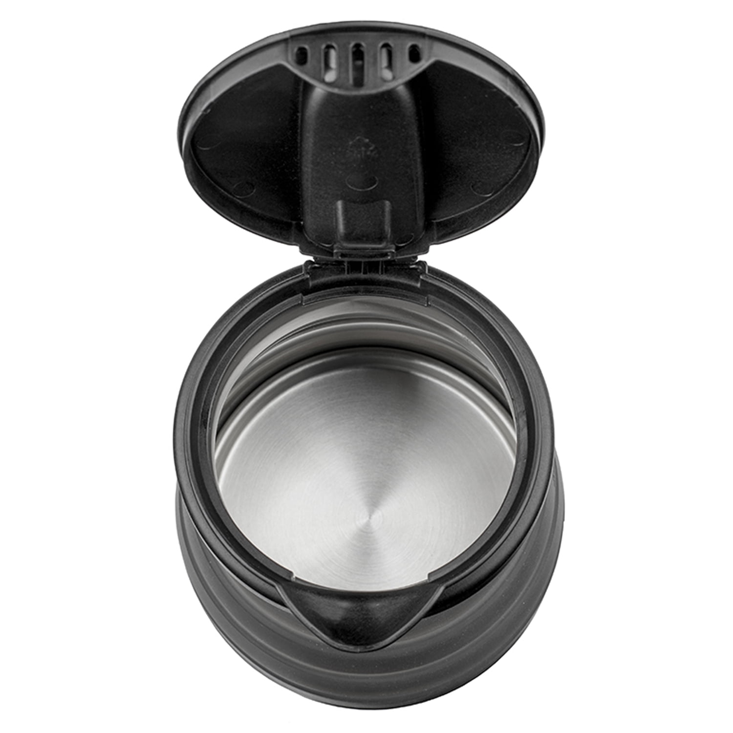 Brentwood KT-1508BK Dual Voltage 120/220v 0.8L 800W Travel Water Kettle Black