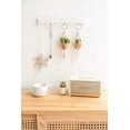 thumbnail image 3 of Apuakthei Mkono - Juego de 2 mini perchas de macramé para plantas con plantas suculentas artificiales, decoración bohemia para colgar en la pared, entrada, hogar, oficina, accesorios para coche,, 3 of 8