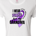thumbnail image 4 of Inktastic I Wear Purple For My Grandma Lupus Awareness Women's T-Shirt, 4 of 5
