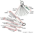 thumbnail image 4 of Greeniant Cuerdas de guitarra Alambre de diapasón Acero inoxidable DIY Piedra de afilar Tuerca Ranurado Herramienta de archivo Kit Instrumentos musicales Accesorios para instrumentos musicales Greeniant OD025241-00, 4 of 6