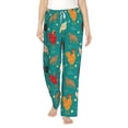 thumbnail image 2 of Lsque Hens And Rooster Print Women's Pajama Pants, Lounge Pant - Comfortable Home Wear,Elastic Waistband, Stylish Design-Large, 2 of 9