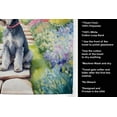 thumbnail image 5 of Schnauzer Spring Path Kitchen Towel, 5 of 5
