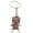 Ancient red, variant on Creative Movable Robot Keychain Vintage Pendant For Men And Boys Birthday Gifts