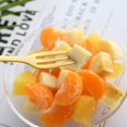 thumbnail image 3 of Juego de 8 tenedores de acero inoxidable dorados para postre y fruta (12,3 cm), cubiertos, artículos para fiestas, cuchara mezcladora profesional, minitenedor para ensalada, aperitivo, pastel, 3 of 5