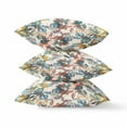 thumbnail image 5 of 18" X 18" White, Yellow And Green Broadcloth Floral Throw Pillow, 5 of 5