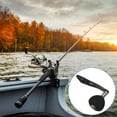 thumbnail image 6 of Uxcell Baitcasting Power Handle Metal Fishing Reel Handle Knob Grip Replacement, Black, 6 of 6