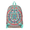 thumbnail image 3 of Sophisticated Boho Mandala Floral Backpack with Laptop Sleeve, Roomy College Bookbag, Perfect School Supply for Work and Travel, Ideal Gift, 3 of 5