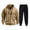 Brown/Black, variant on Men's Tracksuit Set 2 Piece Set Full Zip Casual Jogging Suits with Jogger Jackets And Pants Warm up Outfits Green Large