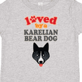 thumbnail image 4 of Inktastic Karelian Bear Dog Lover Boys or Girls Toddler T-Shirt, 4 of 5