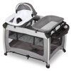 Dream On Me Princeton Deluxe Nap 'N Pack Playard, Waterproof Canopy, Grey