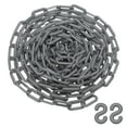 thumbnail image 1 of Cadena de Barrera de Seguridad de Cadena de Plástico de 25 Pies Uxcell 0.8x1.4" Hebilla Tono Plateado, 1 of 6