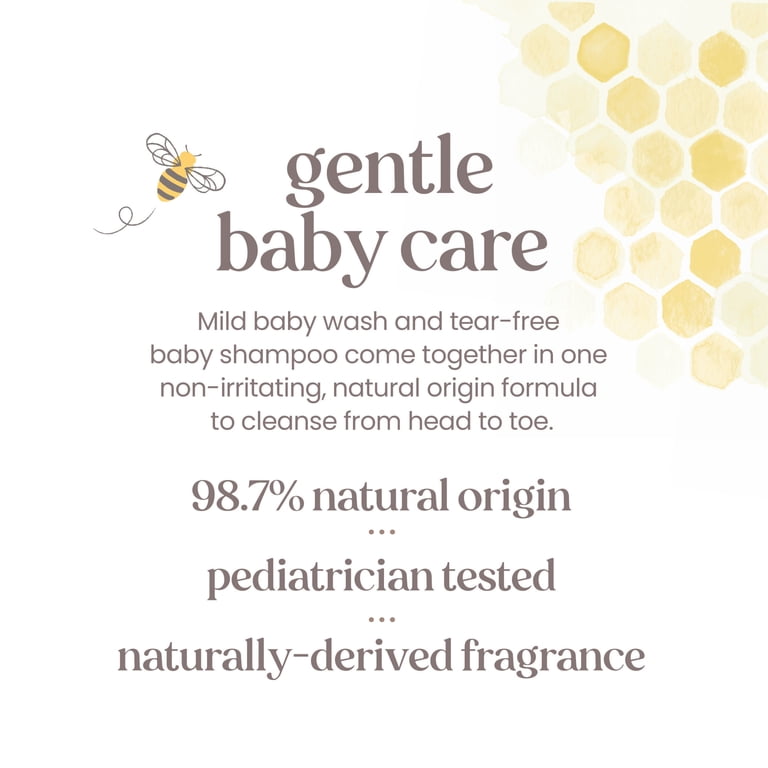 Burt's Bees Baby Shampoo and Wash, Original, 21 Fl Oz photo 6