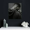 thumbnail image 4 of Nawypu Black Girl Wall Art Black and Brown African American Wall Art Fashion Modern Black Women Men Art Canvas Black Hair Prints For Bedroom Aesthetic Decor (Black 01, 16x20), 4 of 4