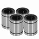 thumbnail image 1 of Linear Motion Bearings 4-Pack, 20mm Inner Diameter, 32mm Outer Diameter, 48mm Width, LM20UU-Compatible for Machinery and Equipment, 1 of 5
