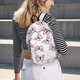 thumbnail image 7 of Balery Butterflies (2) Vintage Canvas Backpack for Men and Women - Large Capacity, Durable Travel Laptop Bag for School, Work, Hiking, and Outdoor Activities, 7 of 7