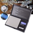 thumbnail image 2 of CAROOTU Weigh Gram Scale Digital Pocket Scale Digital Grams Scale Food Scale Jewelry Scale Black Kitchen Scale, 2 of 6