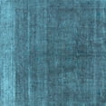 thumbnail image 1 of Ahgly Company Indoor Square Oriental Light Blue Industrial Area Rugs, 5' Square, 1 of 4