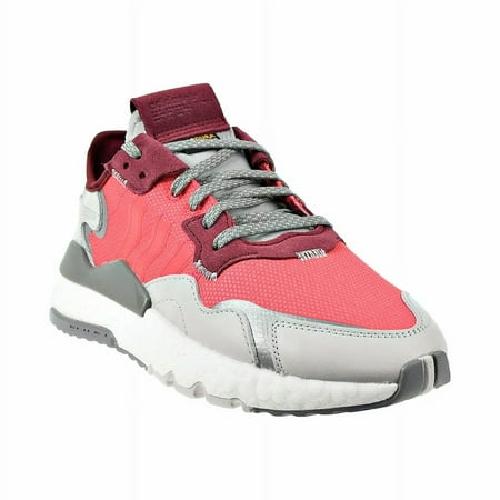 АDIDAS NITE JOGGER LOW SNEAKERS TRAINER SPORT WOMEN SHOES RED/GREY SIZE 7.5 NEW