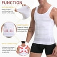 thumbnail image 3 of POP CLOSETS Men's Compression Tank Top Seamless Body Shaper Vest Shirt Shapewear Abs Abdomen Slimming Gymwear Undershirts, 3 of 7