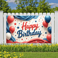 thumbnail image 7 of Colorful Theme Happy Birthday Banner Polyester Material Party Decoration for Birthday Party Kids Event Celebration, 7 of 7