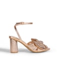 thumbnail image 4 of Sandalias de Tacón con Moño para Mujer DREAM PAIRS de 7.5 cm en Satén, 4 of 7