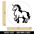 thumbnail image 2 of Elegant Majestic Mythical Unicorn Self-Inking Rubber Stamp Ink Stamper - Black Ink - Mini 1/2 Inch, 2 of 7