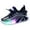 style-01 Black, variant on Gubotare Light Up Shoes for Kids Toddler Little Kid Cushioned Shoes Slip On Sneakers Soft and Durable Size 7 (Purple,Toddler 7)