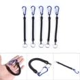 thumbnail image 5 of Boating 5Pcs Fishing Elastic Lanyards Boating Ropes Retention String With Camping Carabiner 3 Colors, 5 of 5