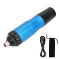thumbnail image 4 of Máquina de tatuaje pluma aleación de aluminio tatuaje clip cable DC interfaz tatuaje máquina rotativa azul, 4 of 8
