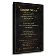 thumbnail image 1 of Crossing The Bar Poem Wall Decor Alfred Lord Tennyson Quote Wall Art Poetry Poster Pictures for Living Room Giclee Print on Canvas Framed 12×18 in, 1 of 5
