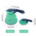 thumbnail image 2 of Camping Coffee Pot 1.5L Soldado Plástico Hervidor Plegable para Viajar Al Aire Libre, 2 of 9