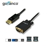 gofanco 6ft DisplayPort to VGA Adapter Cable - Black (DPVGA6F)
