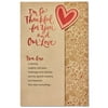 American Greetings Romantic True Love Thank You Card with Foil
