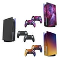 thumbnail image 7 of PS5 Skin Disc Version Console & Controllers, Mytrix Durable Protective Skin Stickers for Playstation 5 disk Edition, Vinyl Decal Stickers- Cosmic, 7 of 7