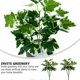 thumbnail image 2 of 2Pcs Simulated Green Leaves Branches Decorative Artificial Green Leaves Plants, 2 of 4