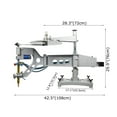 thumbnail image 3 of Profiling Gas Cutting Machine Automatic Profiling Metal Shape Cutter CG2-150 Cutting Diameter 1.97"-23.6", 3 of 11
