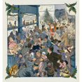 thumbnail image 2 of Louis Glackens 15x16 Gold Ornate Wood Frame and Double Matted Museum Art Print Titled - The Toy Department (1913), 2 of 4