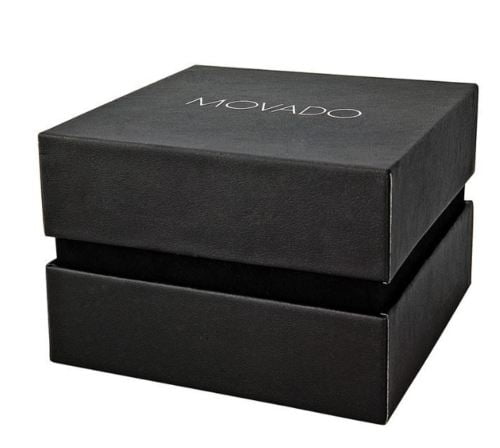 Movado Men's Museum 2100002 Black Leather Swiss Quartz Fashion