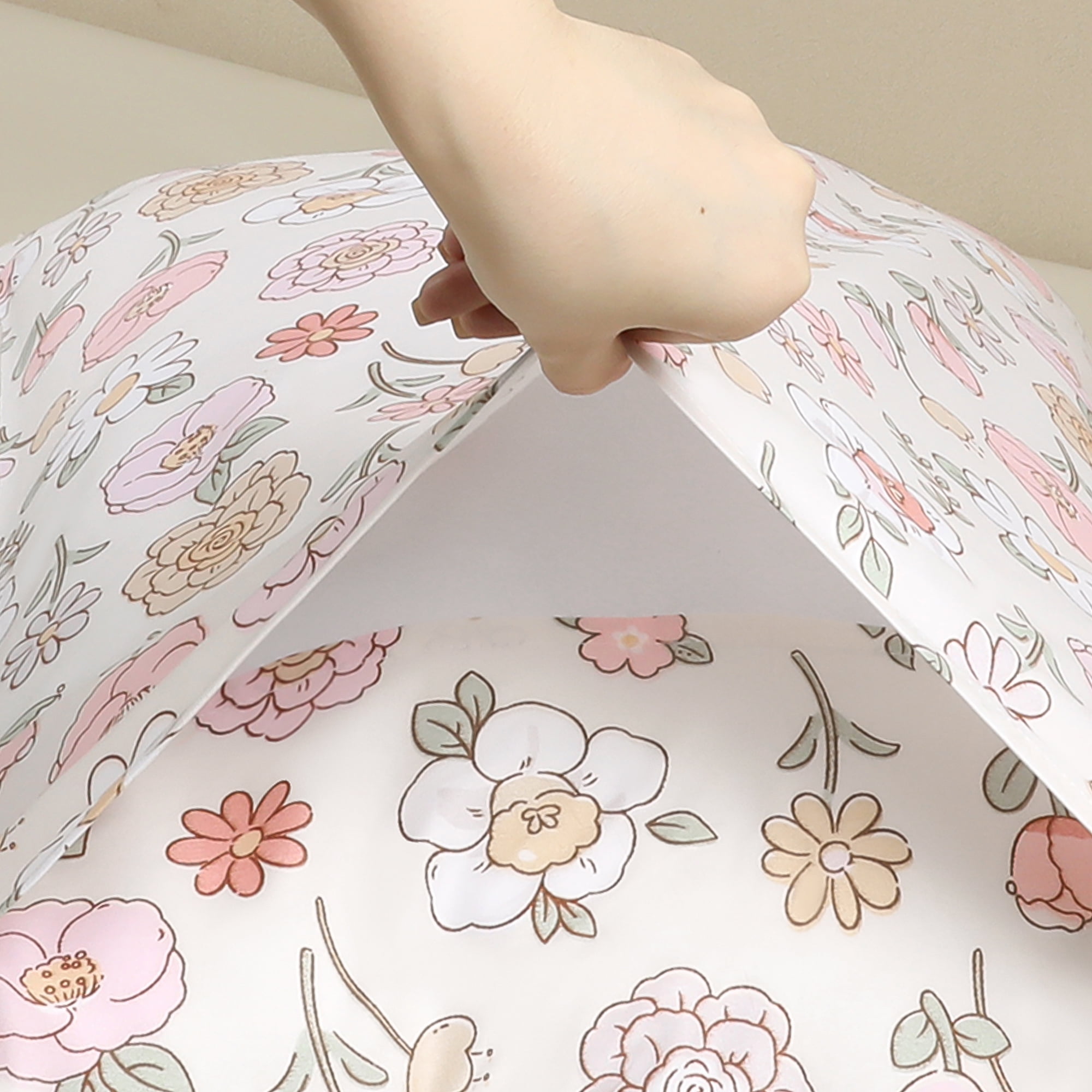 Unique Bargains Pillowcase with Envelope Closure Floral Pillow Cases Queen Light Yellow