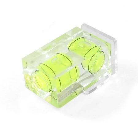 Digital Cameras Hot Shoe - Hot Shoe Two Axis Double Bubble Spirit Level For Sony Alpha & Minolta Maxxum Digital and Film Cameras, Spirit Level / Bubble Level for Camera's Hot Shoe By Polaroid,USA