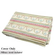 thumbnail image 5 of Shabby Flora Floor Pillow Lounger Cover, Country Style Roses and Borders Butterflies Ants Heart Shapes and Polka Dots, Nap Mat Printed Fabric Case for 5 Pillows, 88" x 27", Multicolor, by Ambesonne, 5 of 5