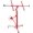 16ft Red, variant on 11 ft. Drywall Lift, Drywall Rolling Lifter Panel, 150LBS Heavy Duty Sheetrock Lift, Drywall Lift Panel Hoist Jack Lifter with 360° Adjustable Telescopic Arm & 3 Lockable Wheels