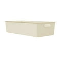 thumbnail image 1 of Carro rodante para debajo del escritorio, carrito de almacenamiento con diseño de mango que ahorra espacio de plástico resistente para oficina, dormitorio, dormitorio sin ruedas, 1 of 5